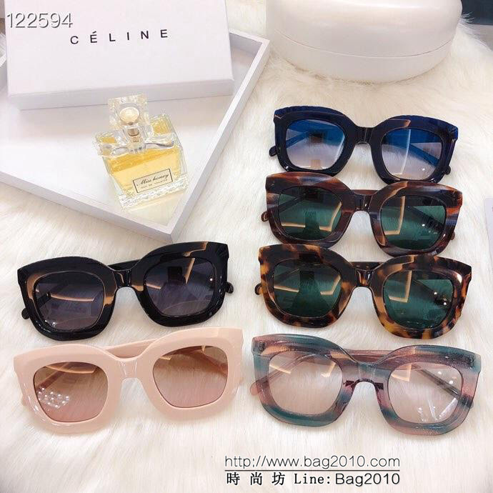 CELINE賽琳 正品級別 2019春夏最新款 CELINE CL4001 男女同款太陽鏡  lly1159